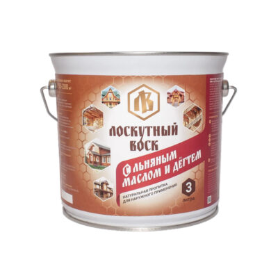 Лоскутный Воск с льняным маслом и дёгтем 3л купить